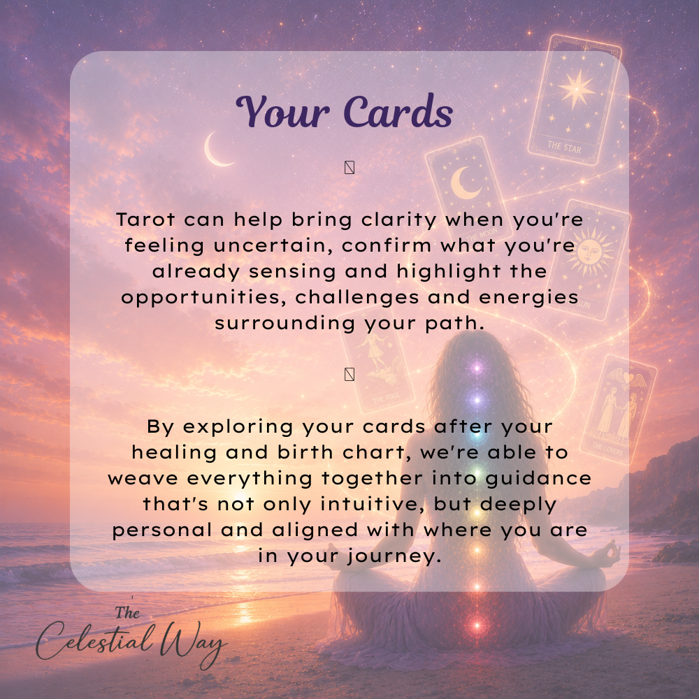 Soul Alignment Experience | Reiki or Rahanni Celestial Healing, Birth Chart Reading & Tarot Reading