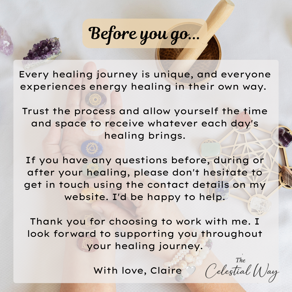 30 Day Remote Reiki & Rahanni Celestial Healing | One Month Distance Energy Healing