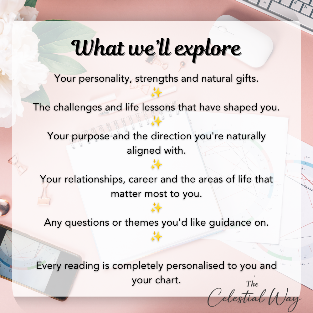 Personalised Birth Chart Reading | Natal Chart Reading Astrology Report